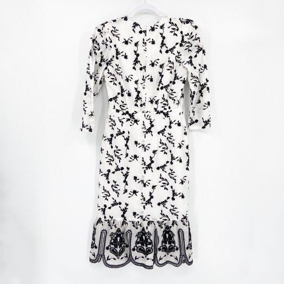 House of Harlow 1960 White Embroidered Dress - Picture 5 of 6